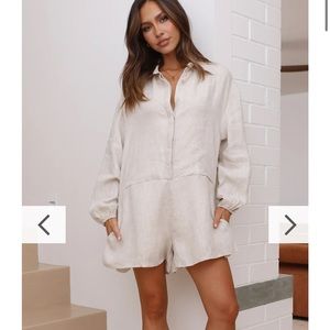 Trinity linen Playsuit